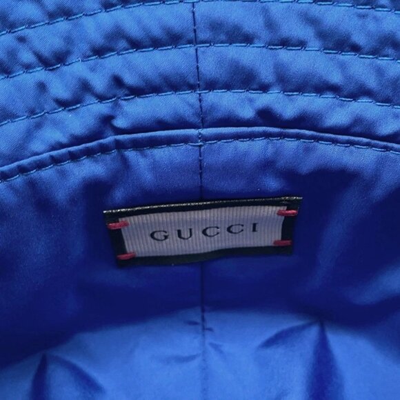 GUCCI Bucket hat Size M/57㎝ 100% polyester Blue - Picture 6 of 10